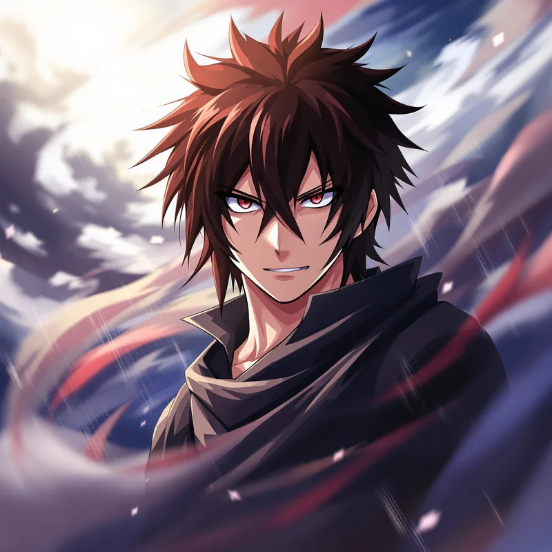 Blue Lock Shidou profile picture with sharp highlight lighting for messaging profile icon