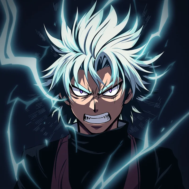 Blue Lock Shidou profile picture with intense anime atmosphere for avatar display