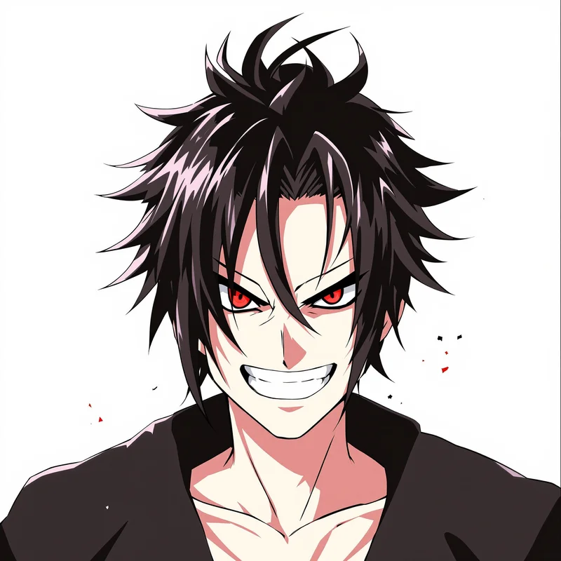 clean Shidou PFP avatar with sharp highlight lighting for messaging profile icon