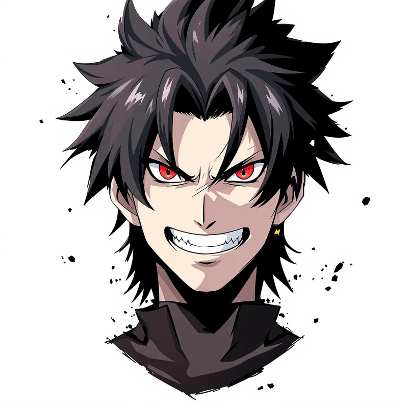 centered Shidou PFP portrait with dramatic lighting for strong avatar use