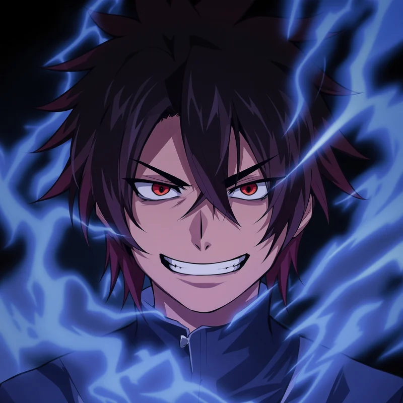 Blue Lock Shidou profile picture with shadow heavy tone for anime profile display