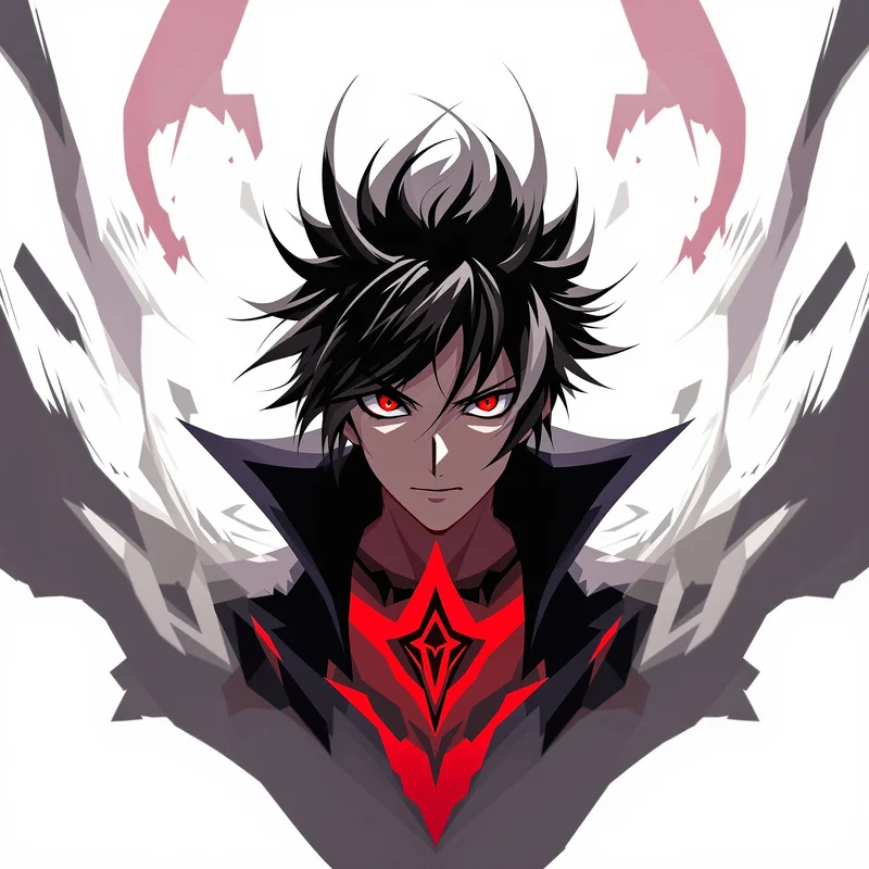 clean Shidou PFP avatar with dramatic lighting for digital profile identity