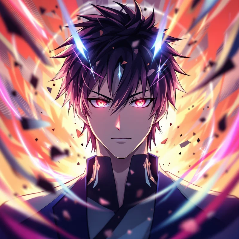 Shidou Ryusei avatar with clean square composition for messaging profile icon