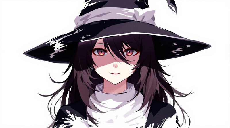 witch anime avatar portrait profile picture