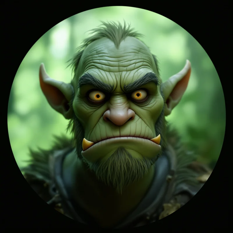 Shrek avatar profile image with grumpy humor and clear recognition