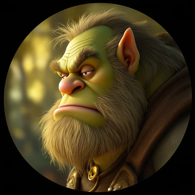 Shrek PFP avatar with iconic ogre identity and strong profile readability