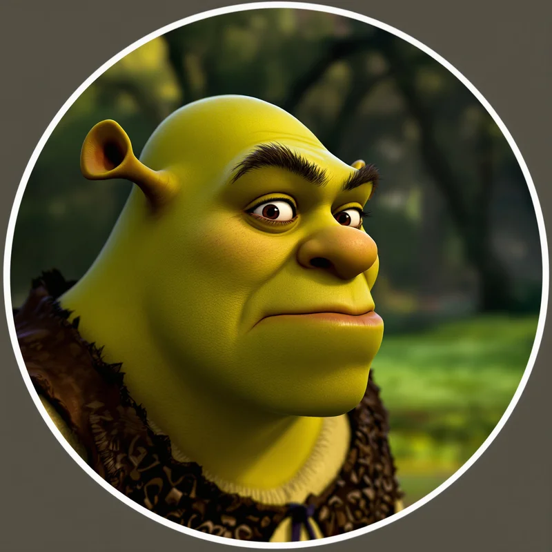 Shrek profile image optimized for identity, humor, and visibility