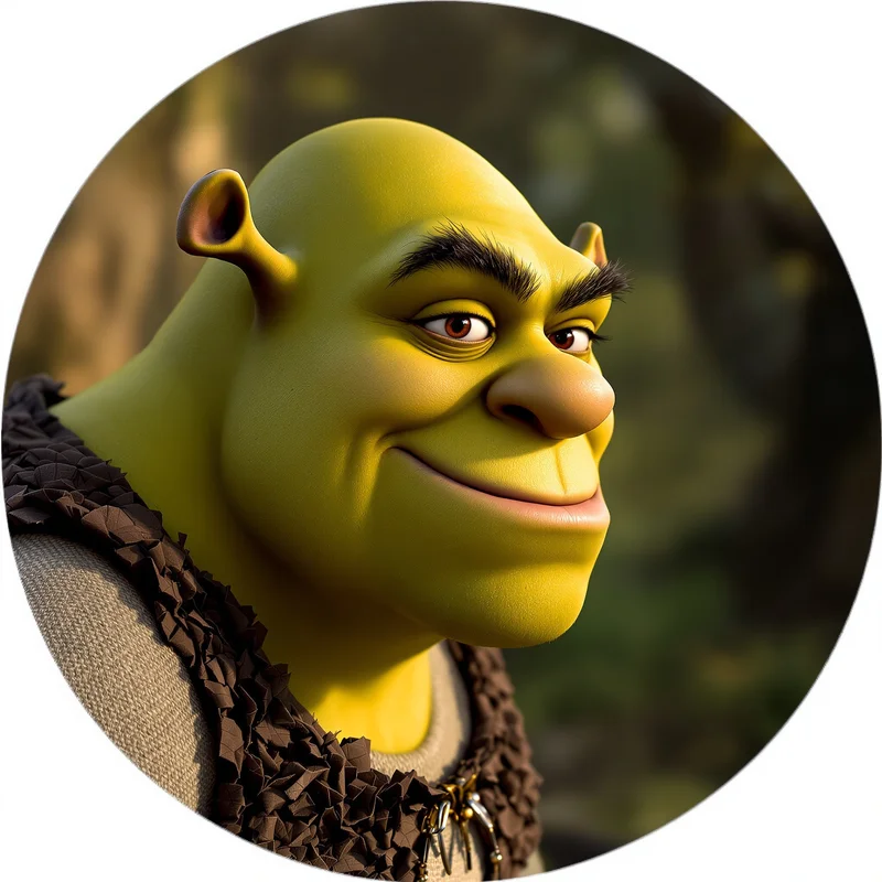 Shrek profile image optimized for identity, humor, and visibility