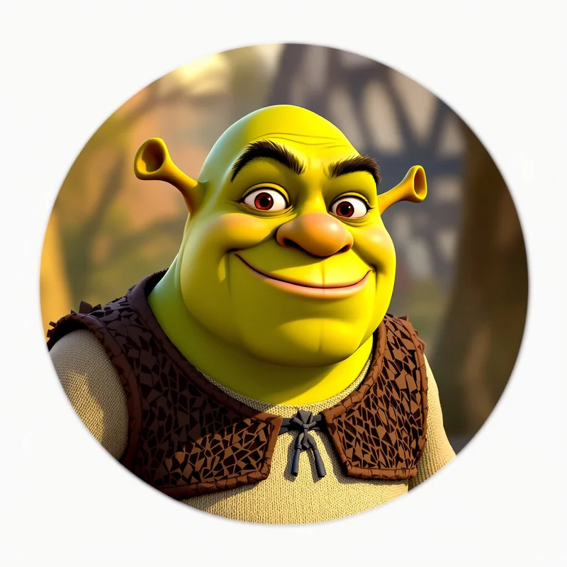 Shrek profile image optimized for identity, humor, and visibility