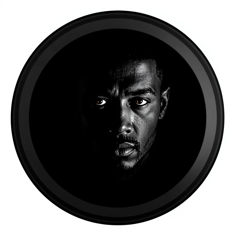 Sigma avatar profile image with stoic expression