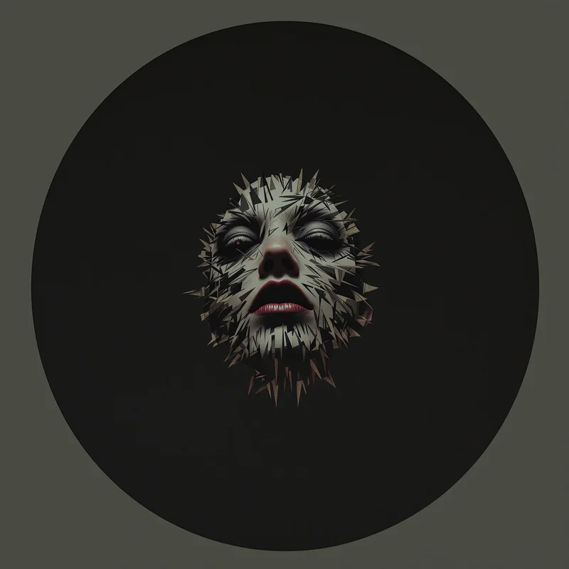 Weird avatar portrait with strange tone