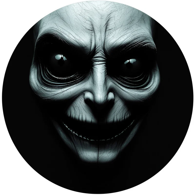 Weird avatar portrait with strange tone