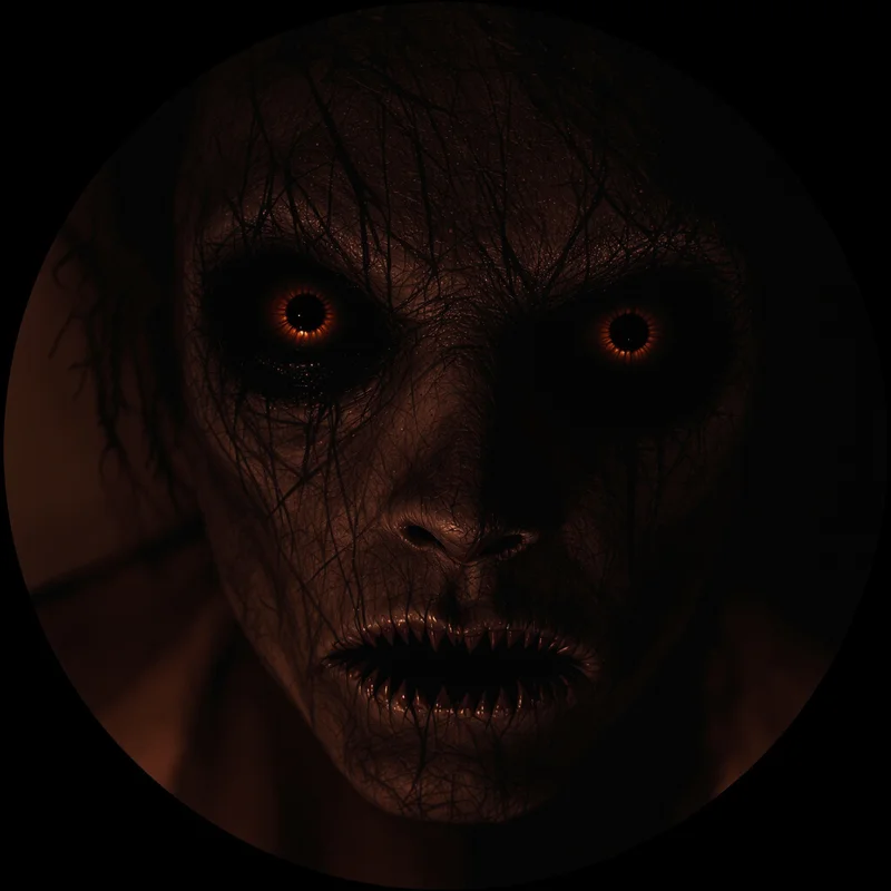 Weird avatar portrait with strange tone