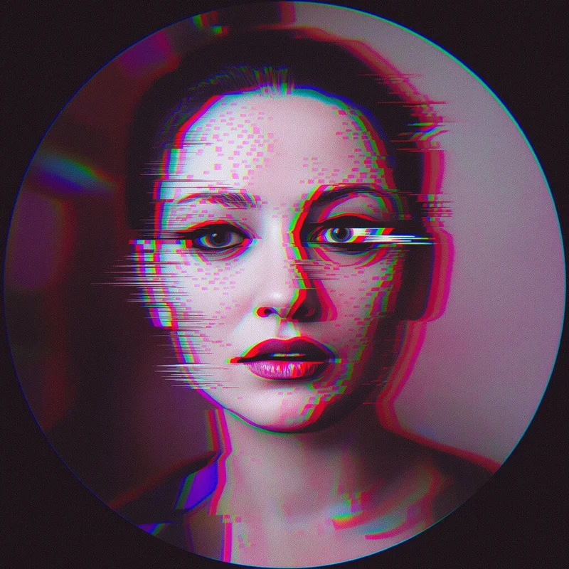 Weird profile image optimized for recognition