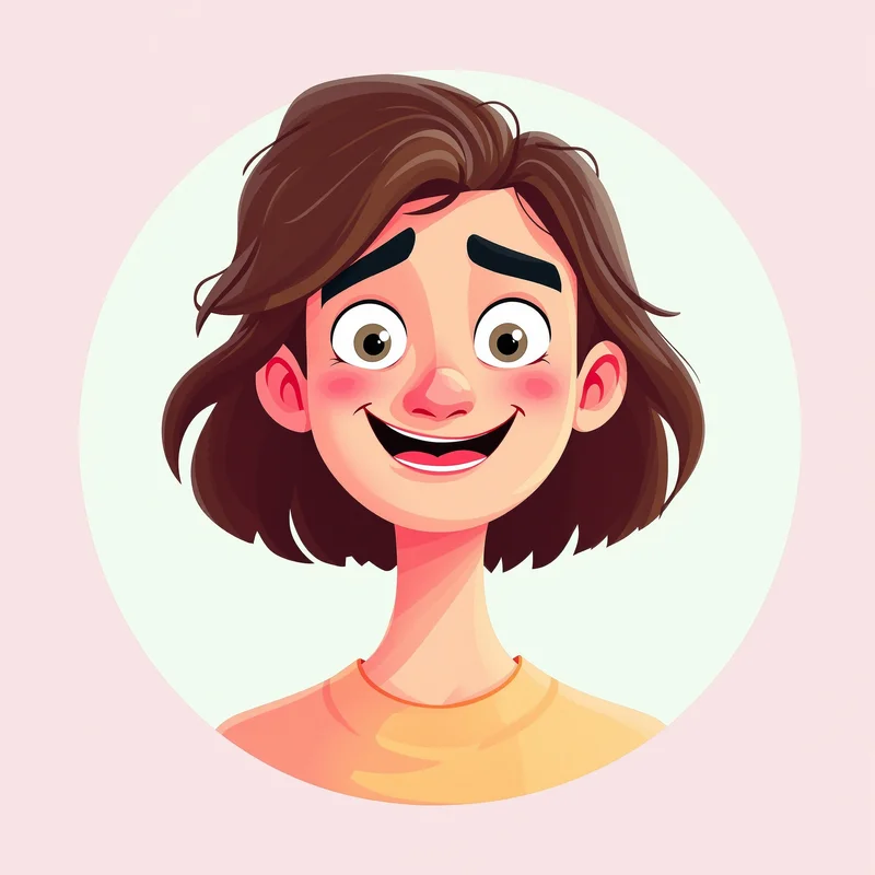 Silly PFP with light humor composition