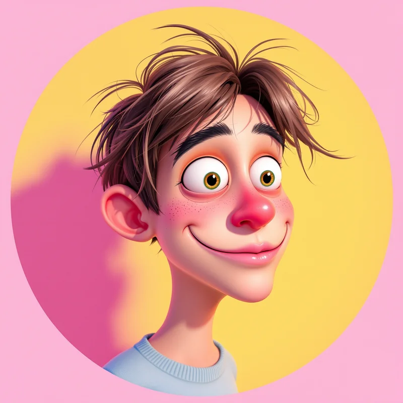 Silly PFP avatar with playful identity