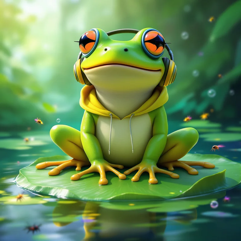 Silly Frog PFP.