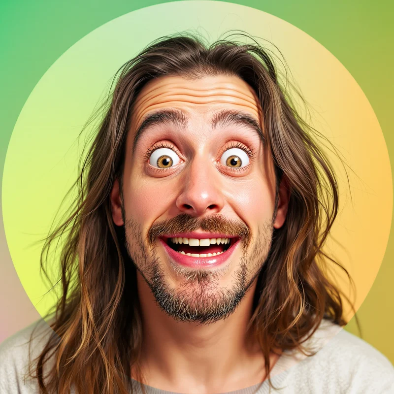 Silly profile image optimized for recognition