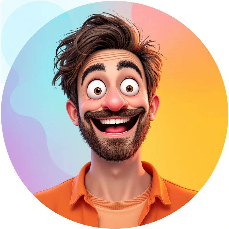 Silly profile image optimized for recognition