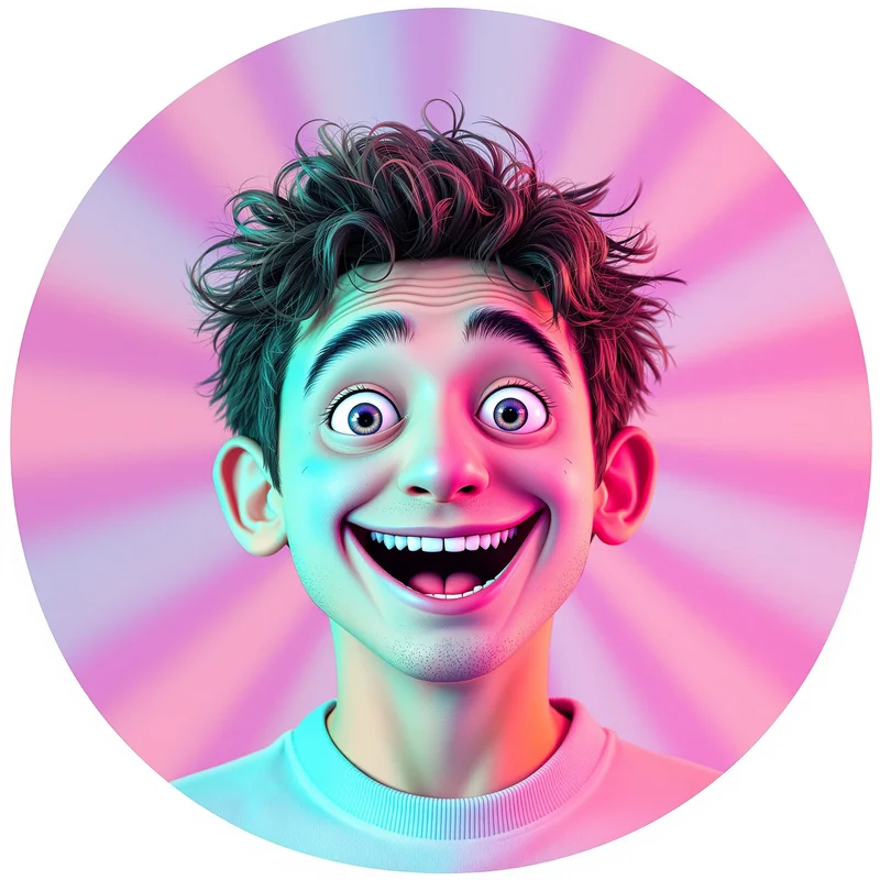 Silly profile image optimized for recognition