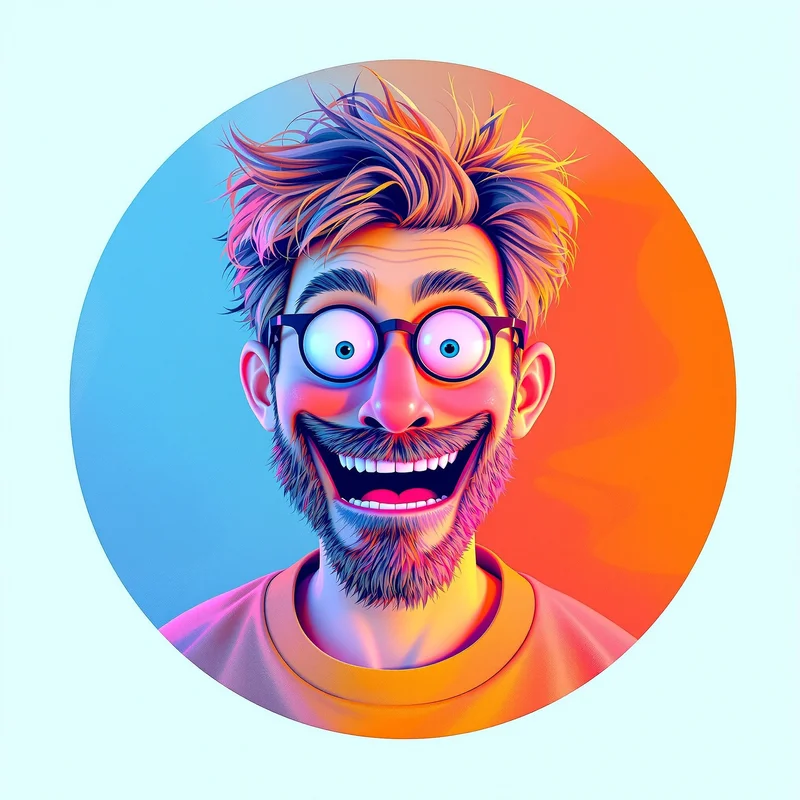 Silly profile image optimized for recognition