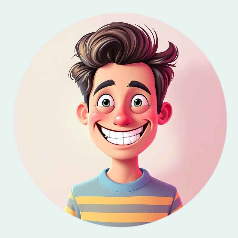 Silly profile image optimized for recognition