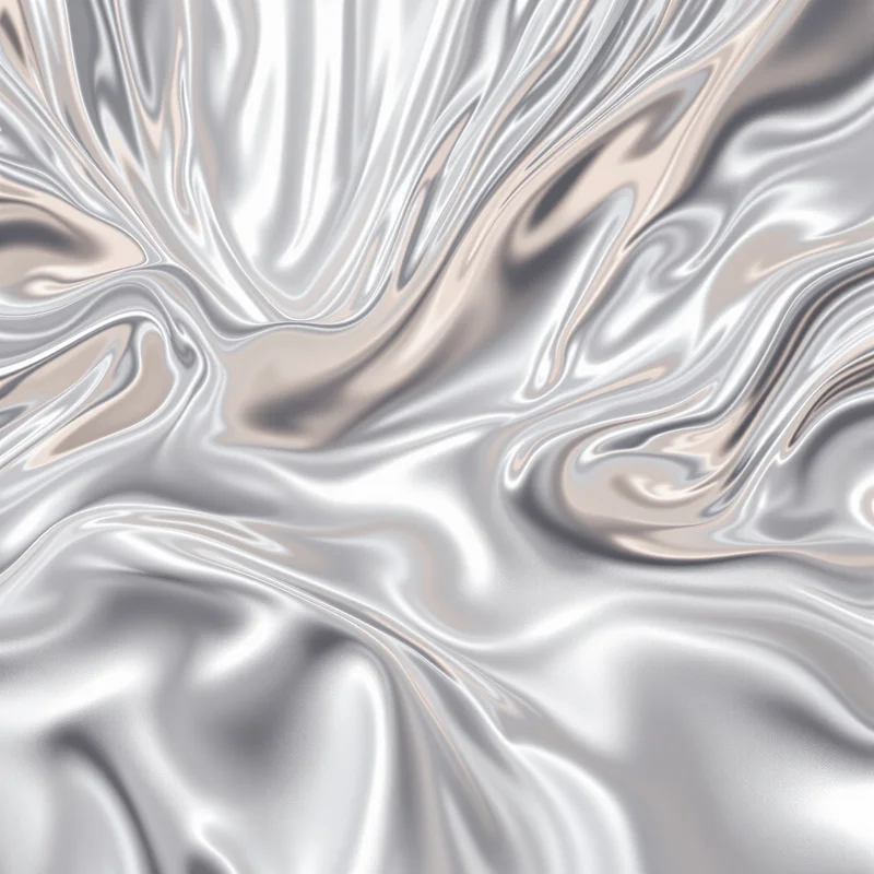Dreamy polished silver background