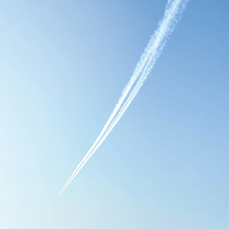 Dissolving Contrail Sky Sky Background