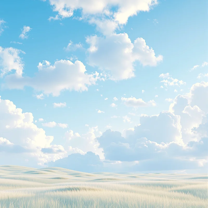 Dreamy light blue sky background