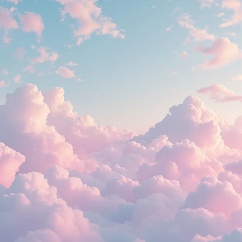 Dreamy pastel sky background