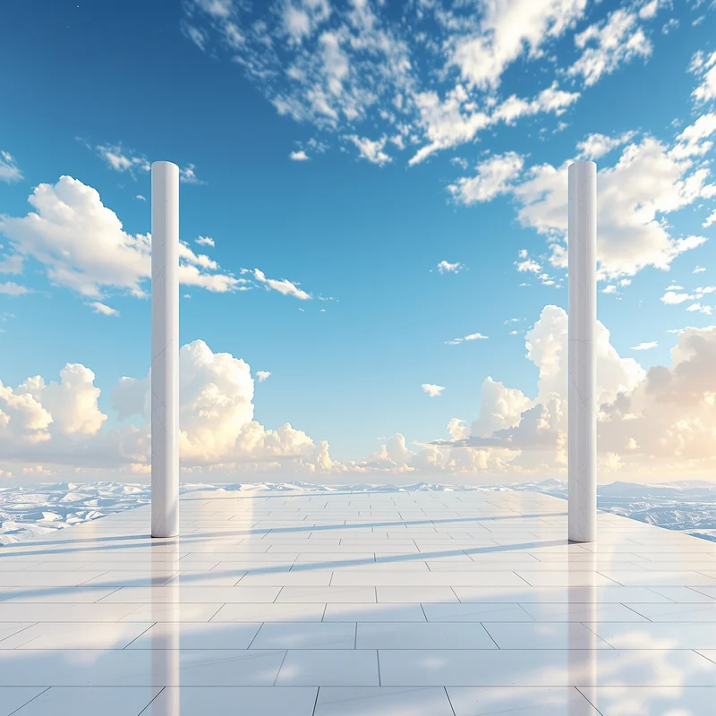 Eternal clear sky background