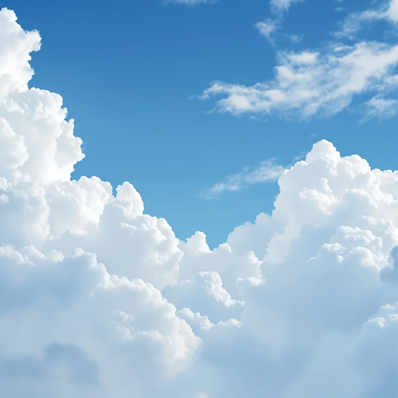 Eternal soft blue sky background