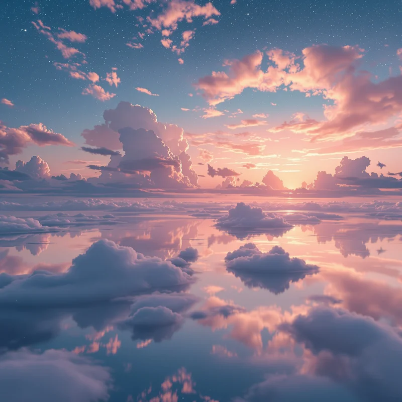 Eternal soft sky background
