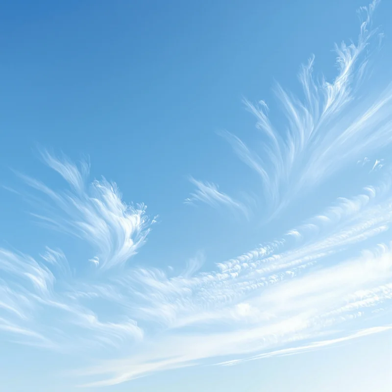 Feather Cirrus Sky Sky Background