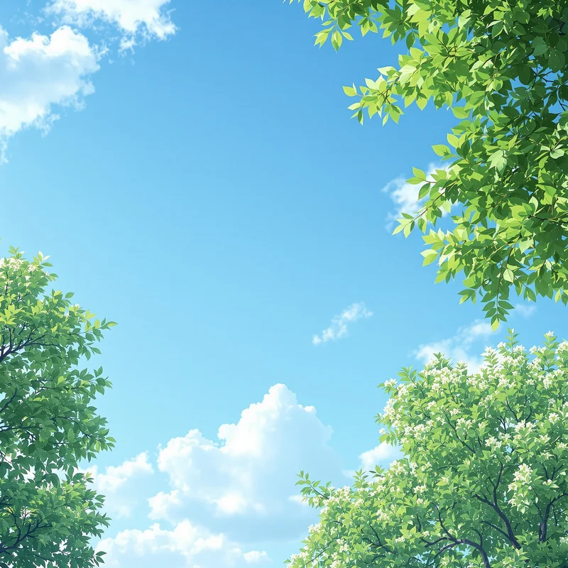 Fresh clear sky background