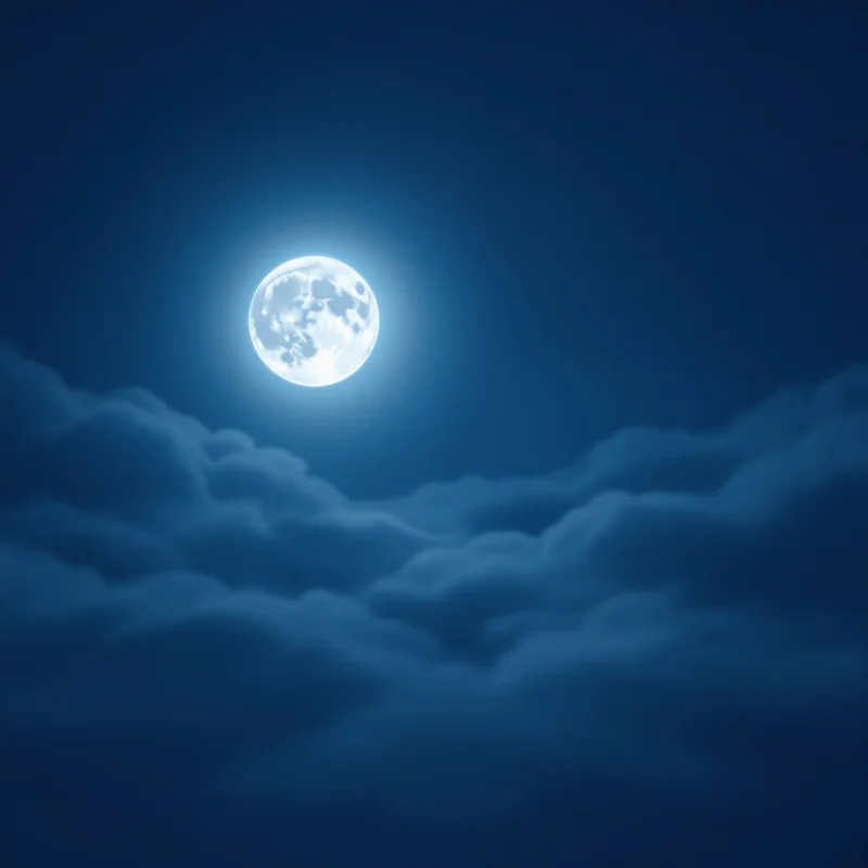Full Moon Haze Sky Sky Background