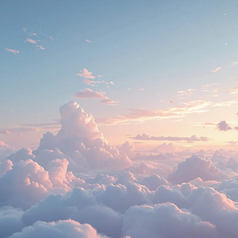 Gentle dawn sky background