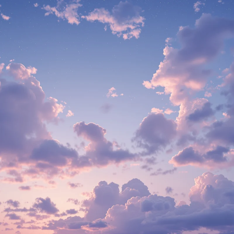 Gentle dawn sky background
