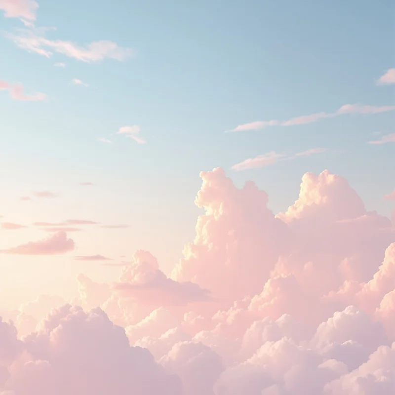 Gentle pastel sky background