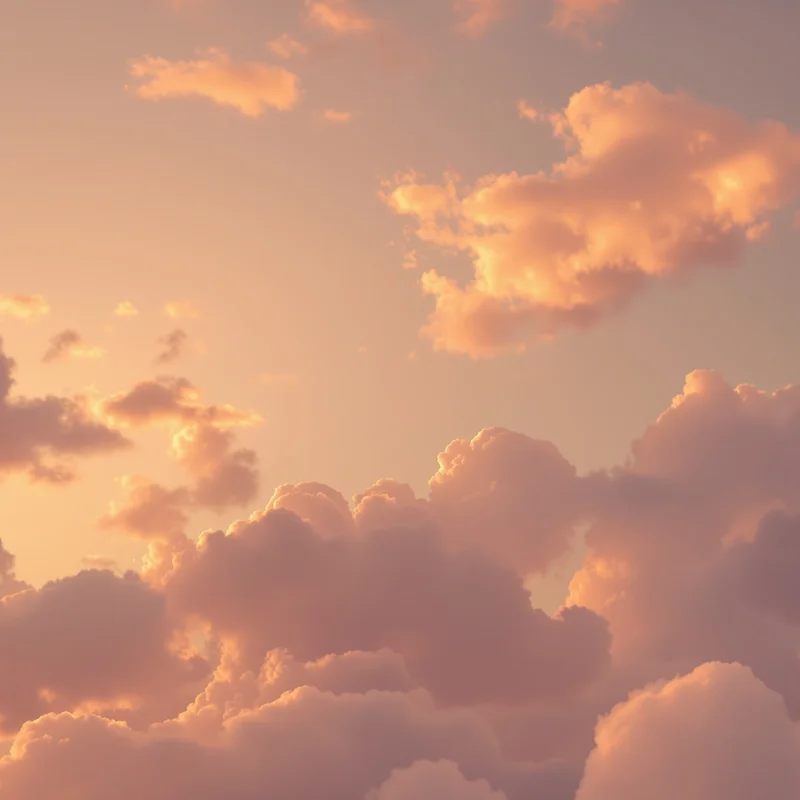 Golden hour sky background