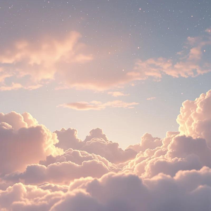 Luminous soft sky background