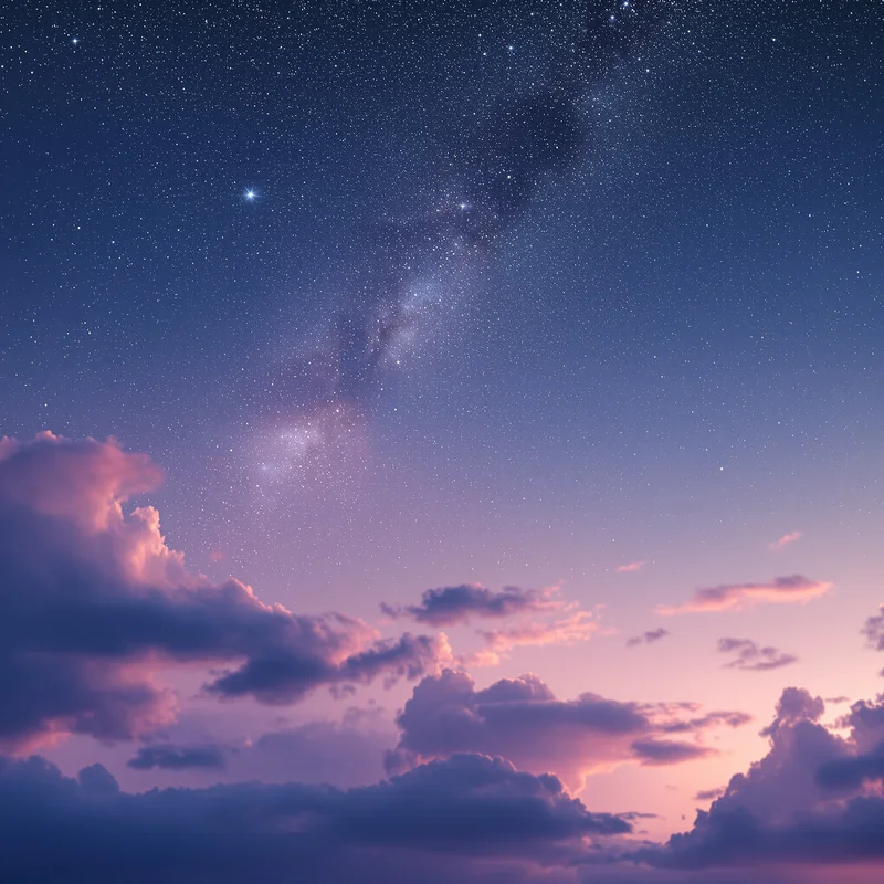 Luxe twilight sky background