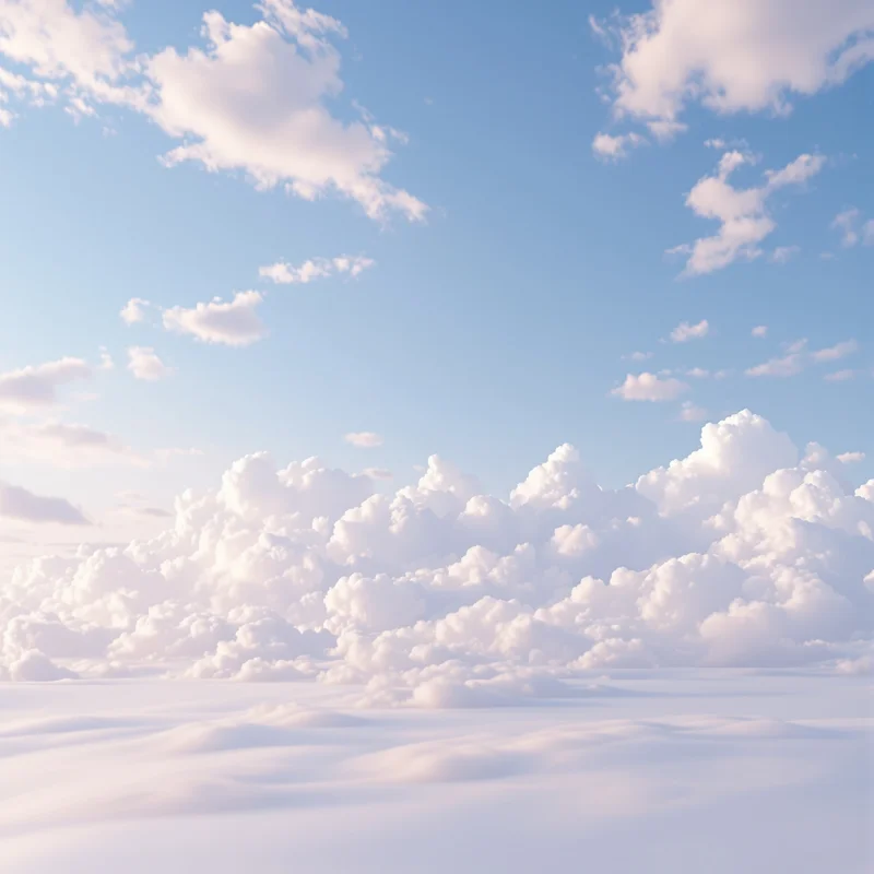 Mystic soft blue sky background