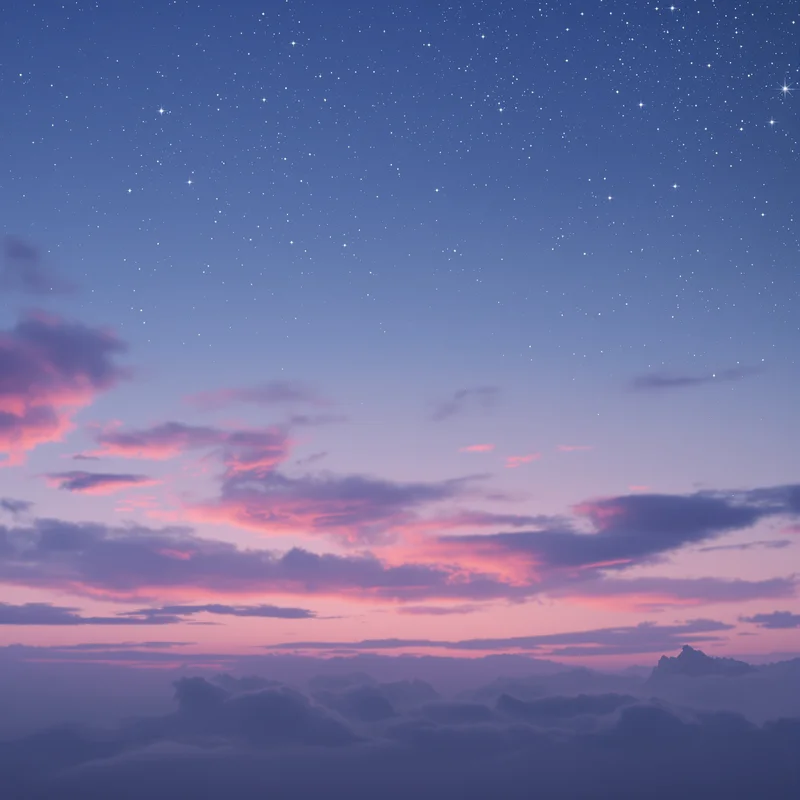 Mystic twilight sky background