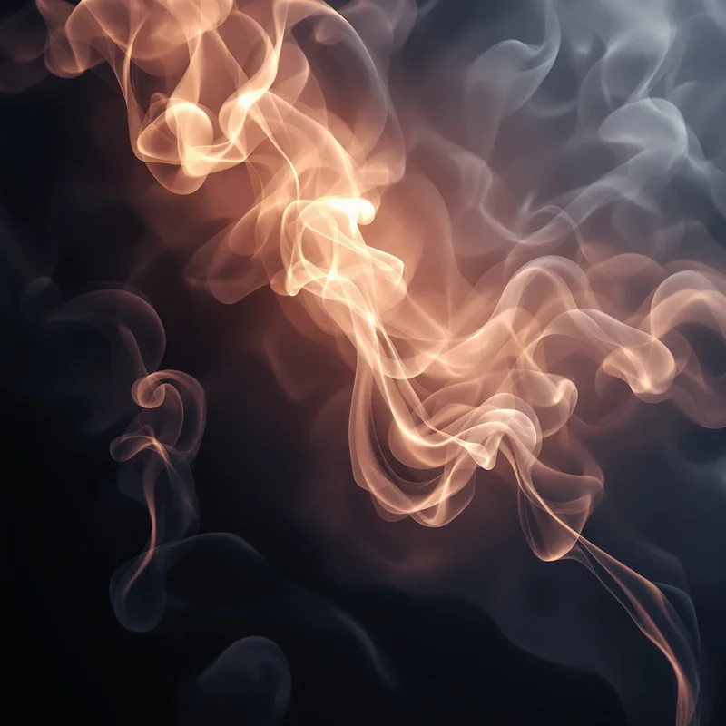 Luminous smoke background