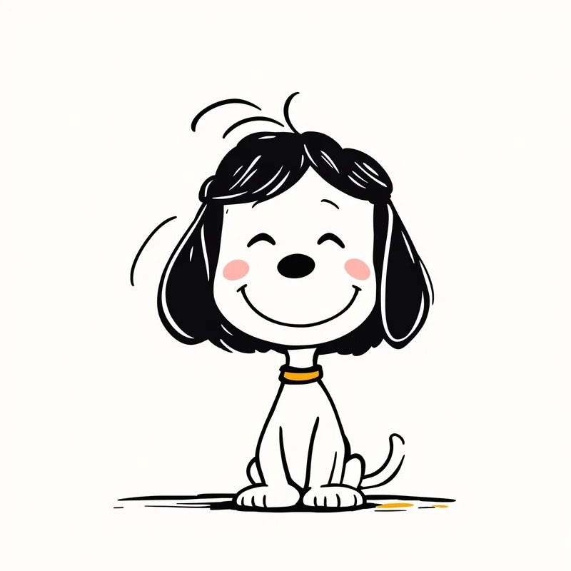 minimal snoopy PFP with minimal line