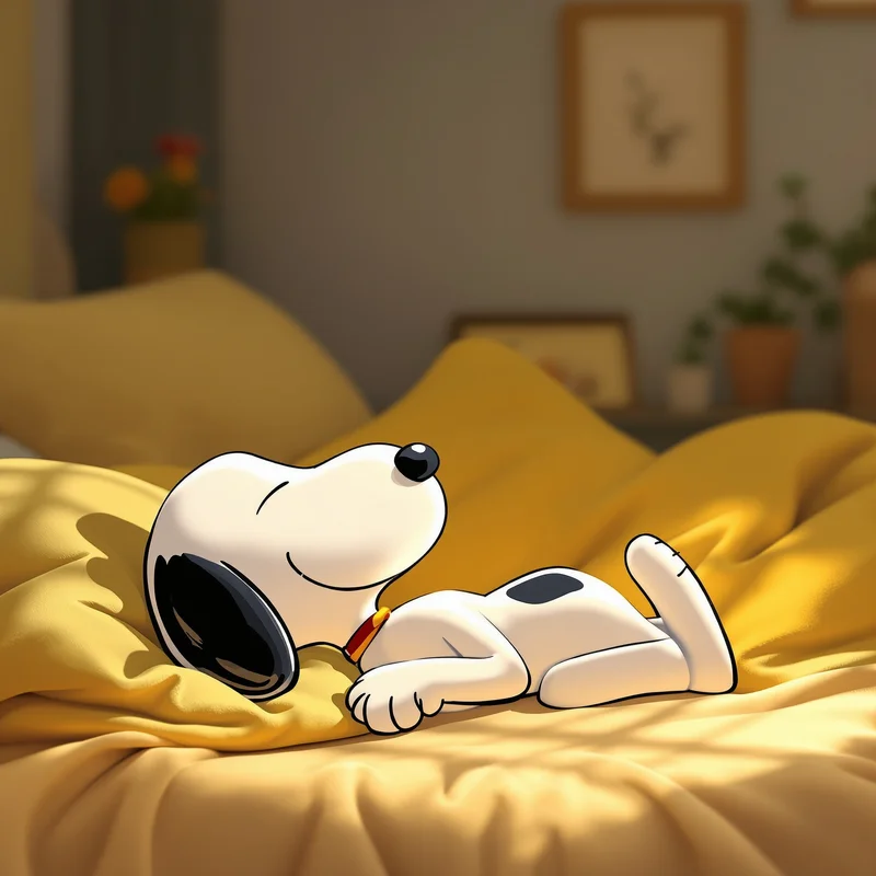 minimal snoopy PFP with vintage comic