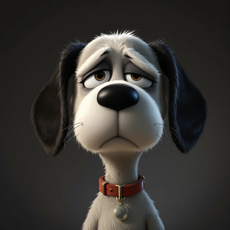 tired snoopy pfp with emotional exhausted mood