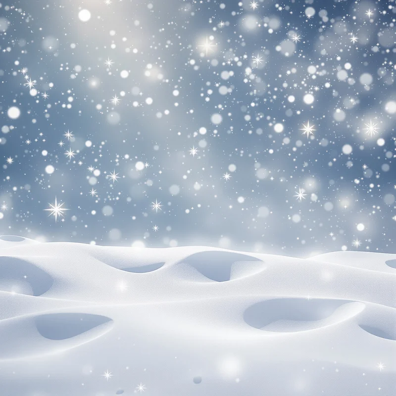 Dreamy white snow background