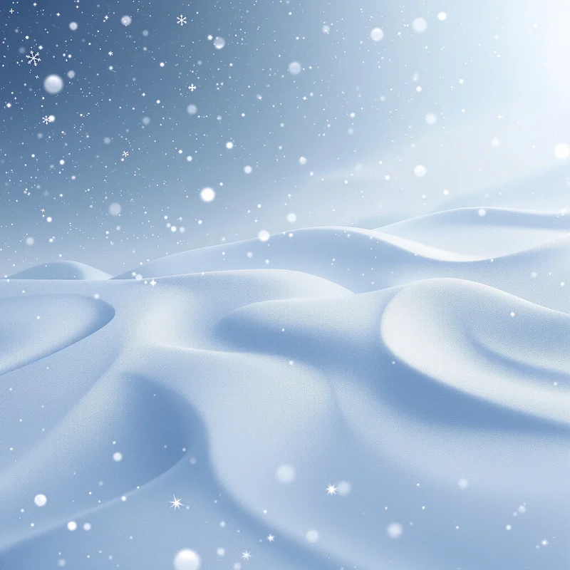 Eternal pure snow background